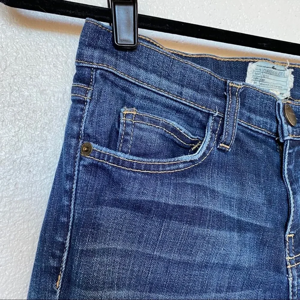 Current Elliott High Waist Skinny Adventure Jeans Size 25